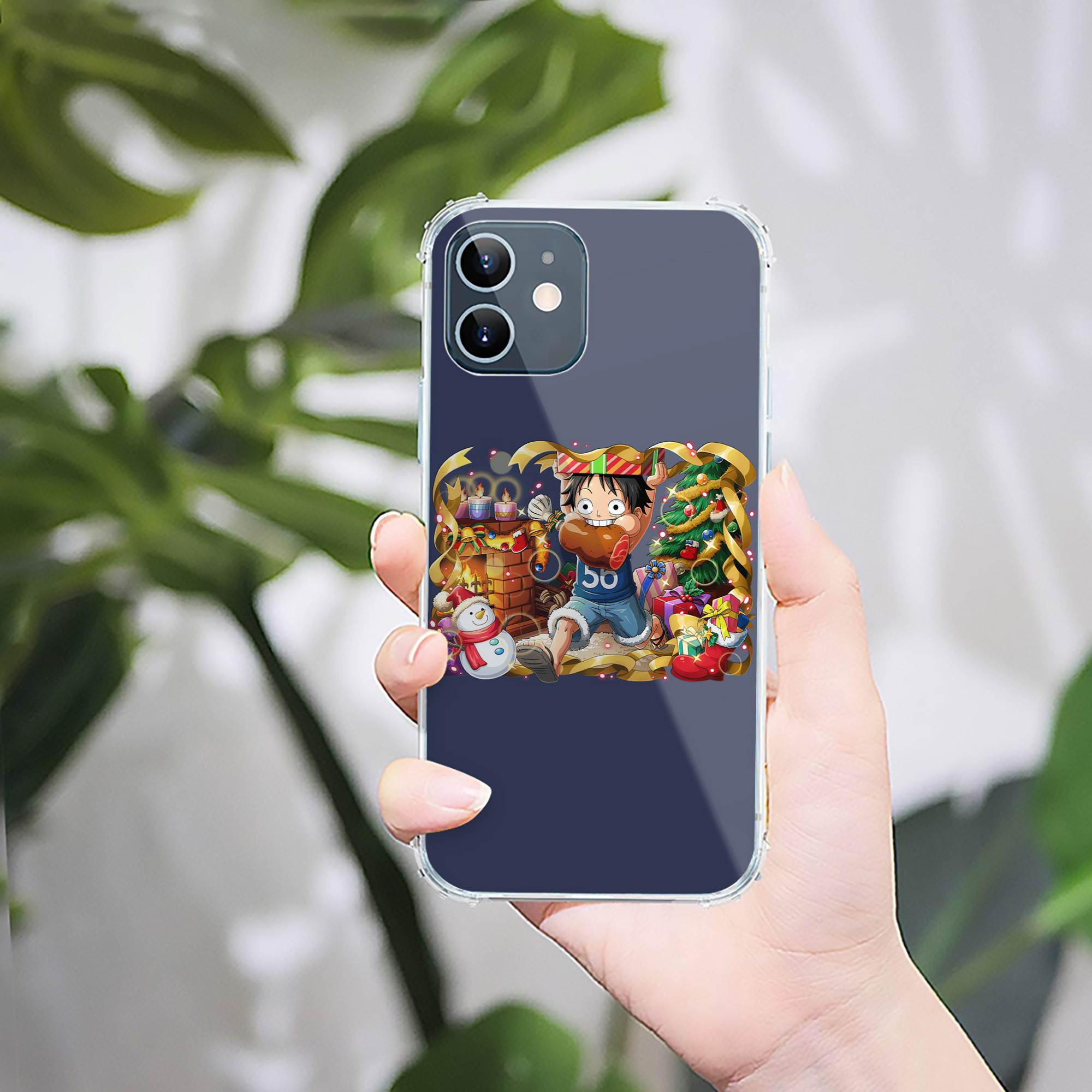 （画像用） ワンピース モンキー・D・ルフィ ONE PIECE Monkey D. Luffy 【iPhone 12シリーズ対応】透明スマホケース（クリアソフトケース）